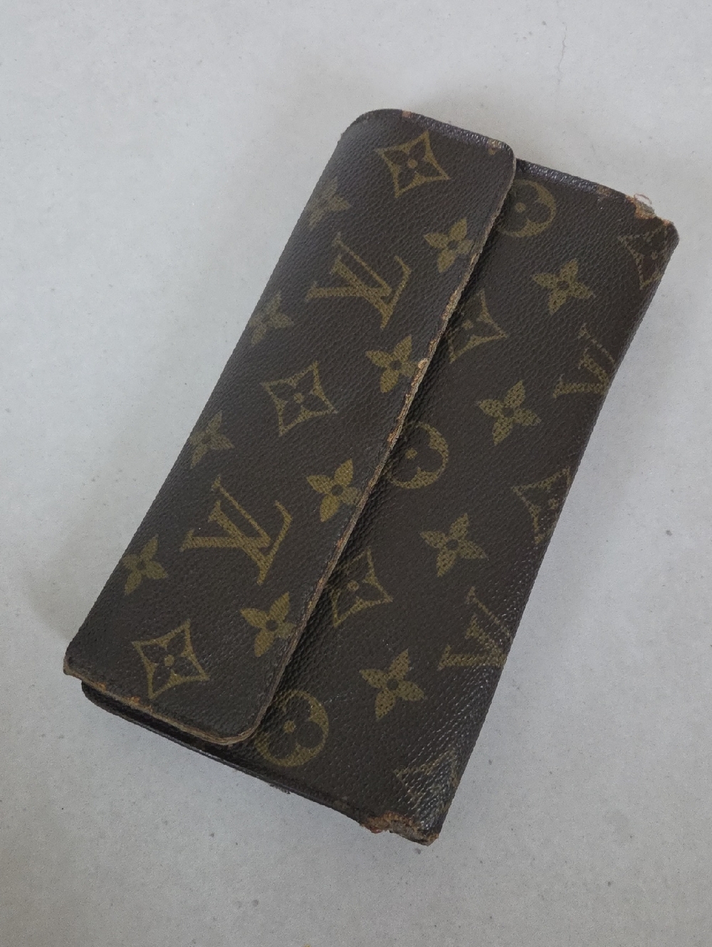Louis Vuitton Brown Monogram Canvas Wallet